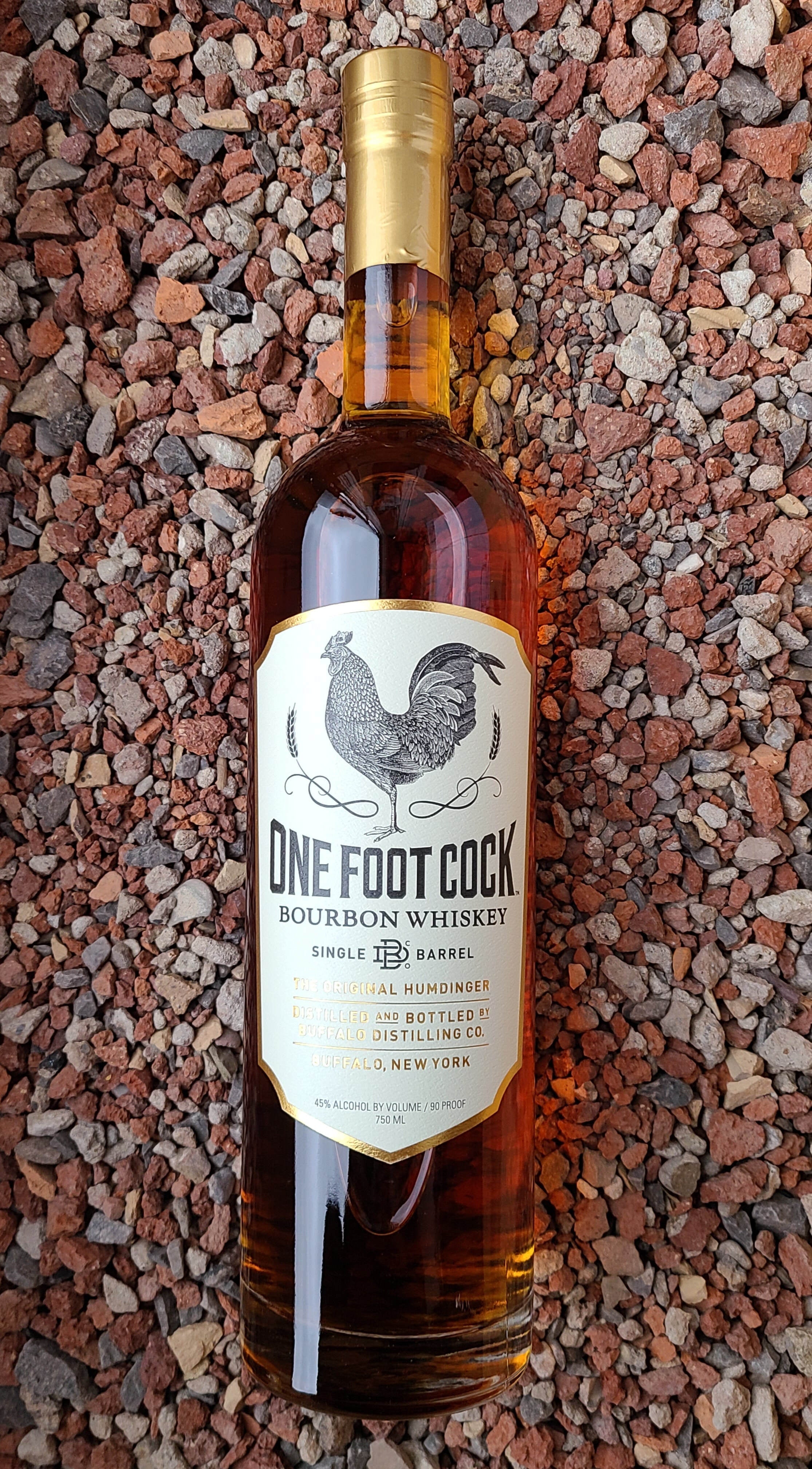 Buffalo Distilling One Foot Cock Bourbon Single Barrel .750ml | Paradise  Wine Buffalo